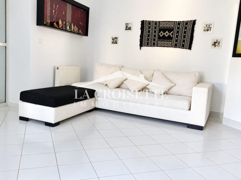 S+2 meublé avec jardin à Gammarth